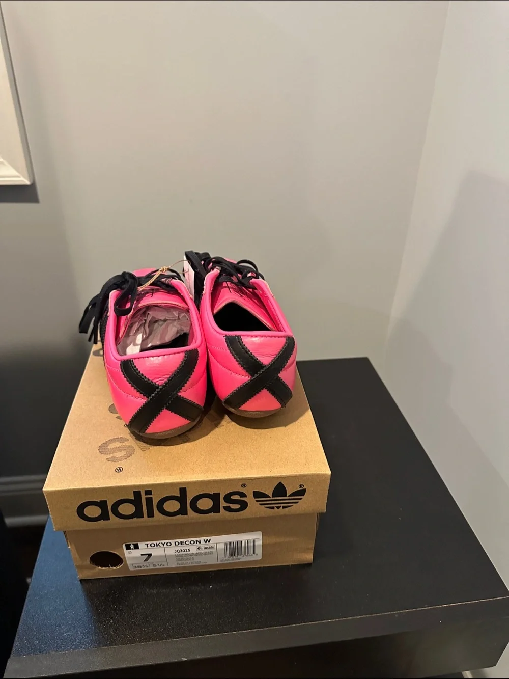 adidas Pink and Black Tokyo Decon W Sneakers